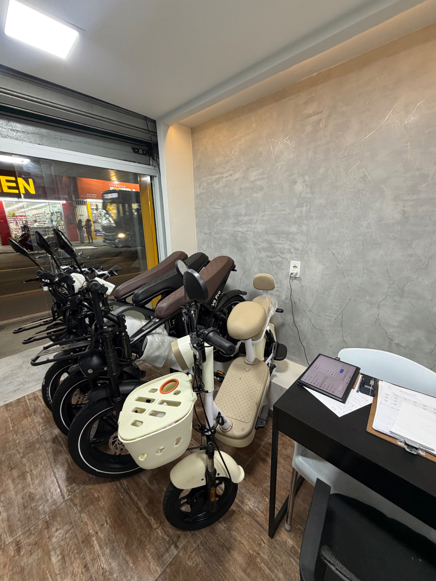 Showroom de bicicletas elétricas da SP Bikes
